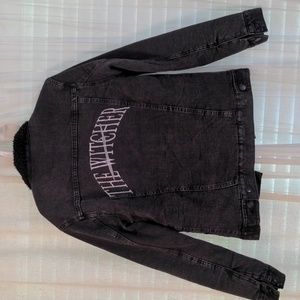 Witcher black jean jacket